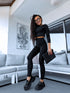 THERMO leggings "PERFECT BODY LM819" - BLACK PRE-ORDER